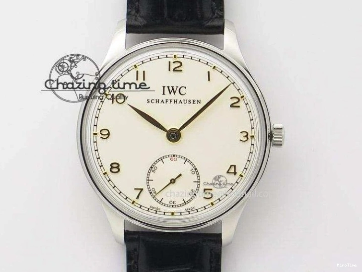 MIROTIME 0227 Seasonal Portuguese Tourbillon IW5463 SS ZF Best Edition Blue Dial on Black Leather Strap 7171